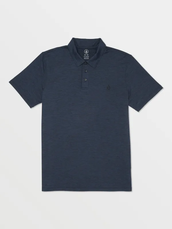 Hazard Pro Polo Short Sleeve Shirt - Navy sold by Volcom