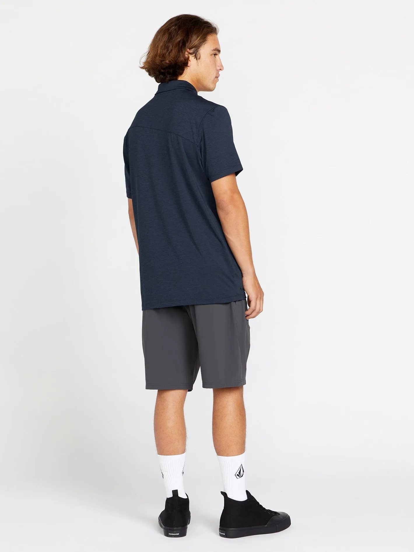 Hazard Pro Polo Short Sleeve Shirt - Navy sold by Volcom product image thumbnail 4