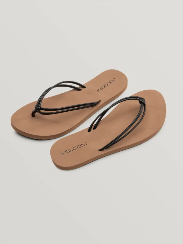Forever And Ever II Sandal - Black sold by Volcom
