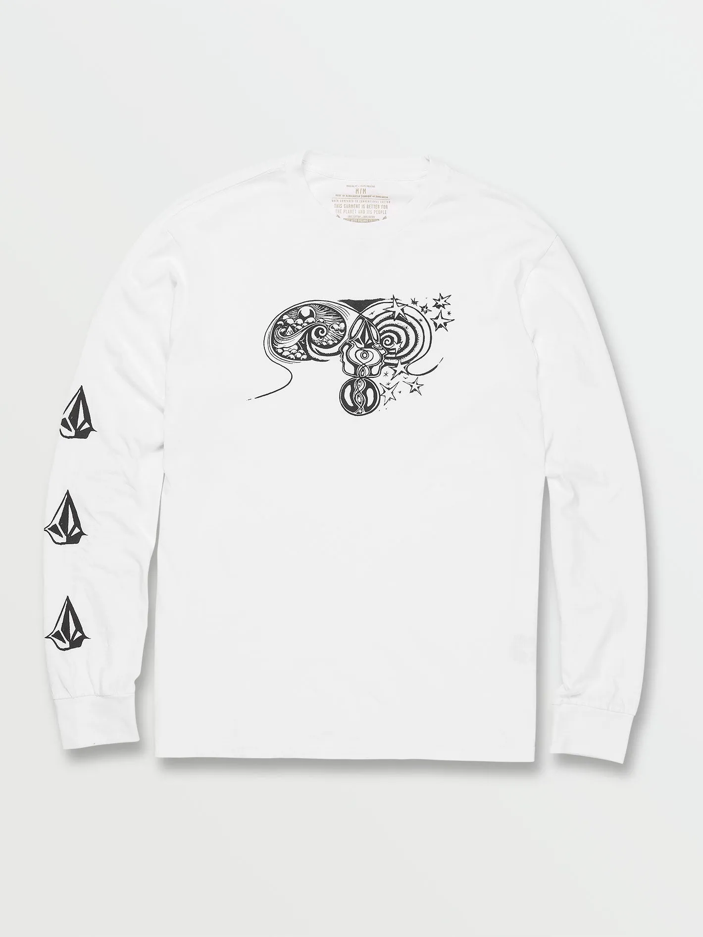 Jamie Lynn Featured Artist Long Sleeve Tee - White sold by Volcom product image thumbnail 3