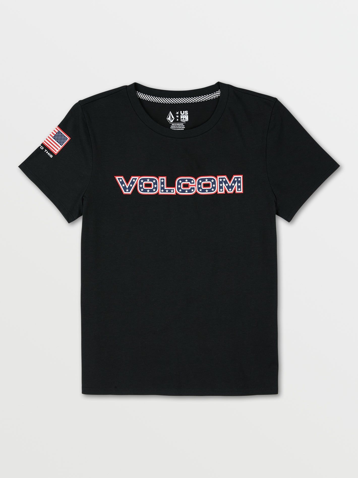 USST Short Sleeve Tee - Black (2022) sold by Volcom