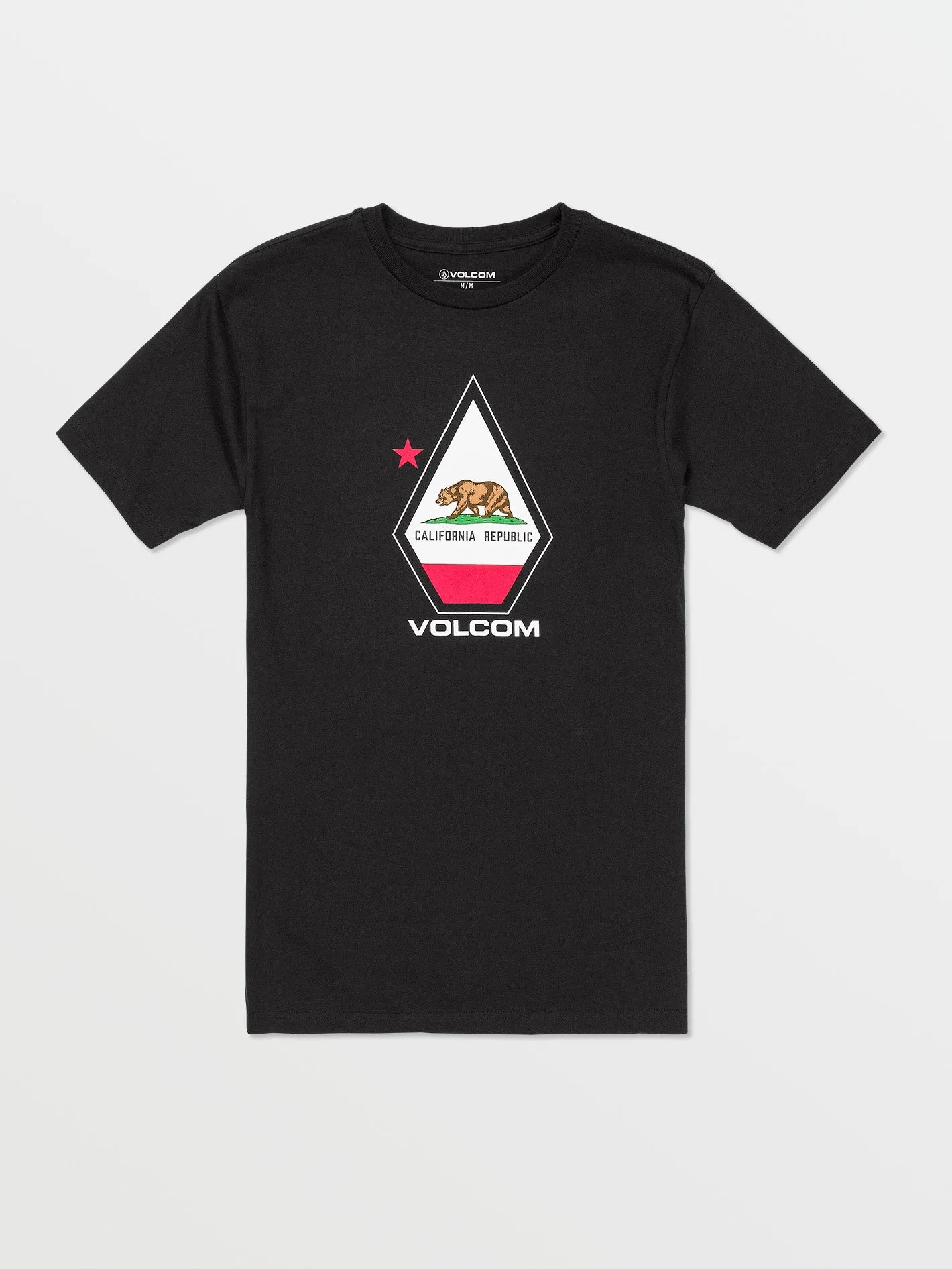 California Short Sleeve Tee - Black sold by Volcom