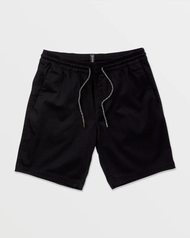 Frickin Elastic Waist Shorts - Black sold by Volcom