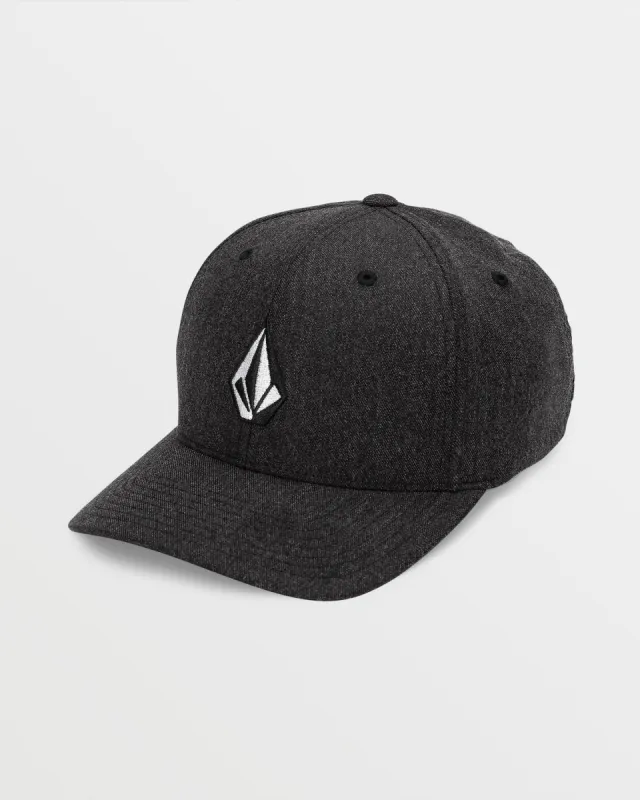 Full Stone Hthr Flexfit Hat - Charcoal Heather sold by Volcom