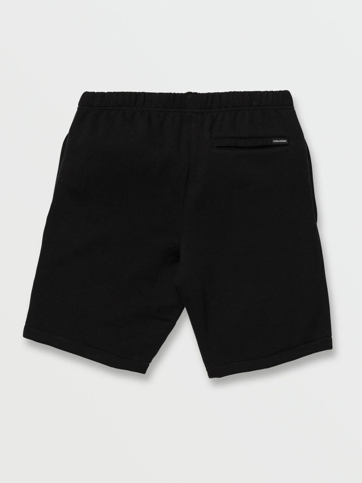 Big Boys Iconic Stone Fleece Shorts - New Black sold by Volcom product image thumbnail 2