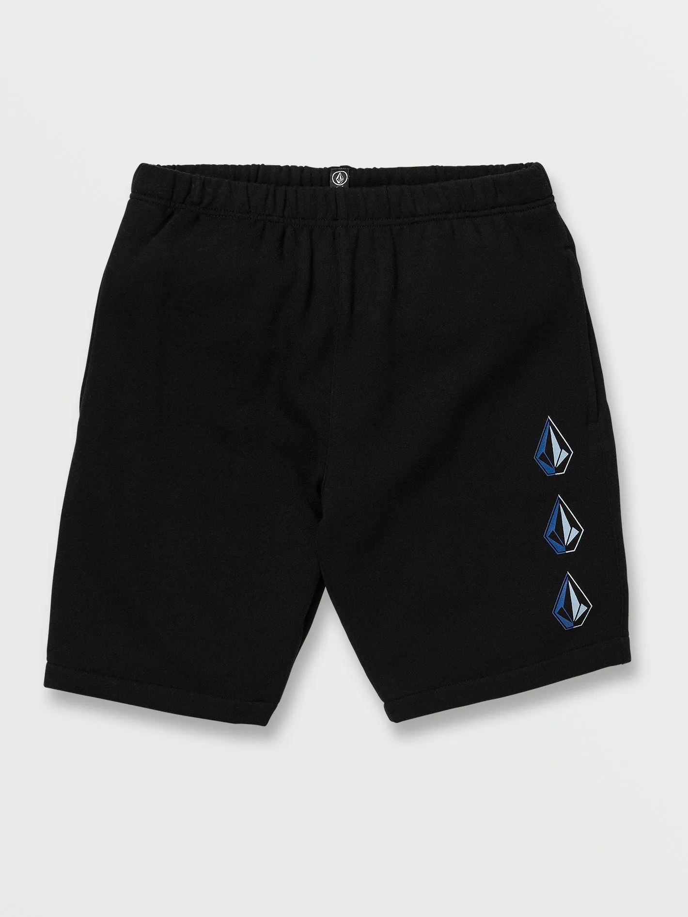 Big Boys Iconic Stone Fleece Shorts - New Black sold by Volcom