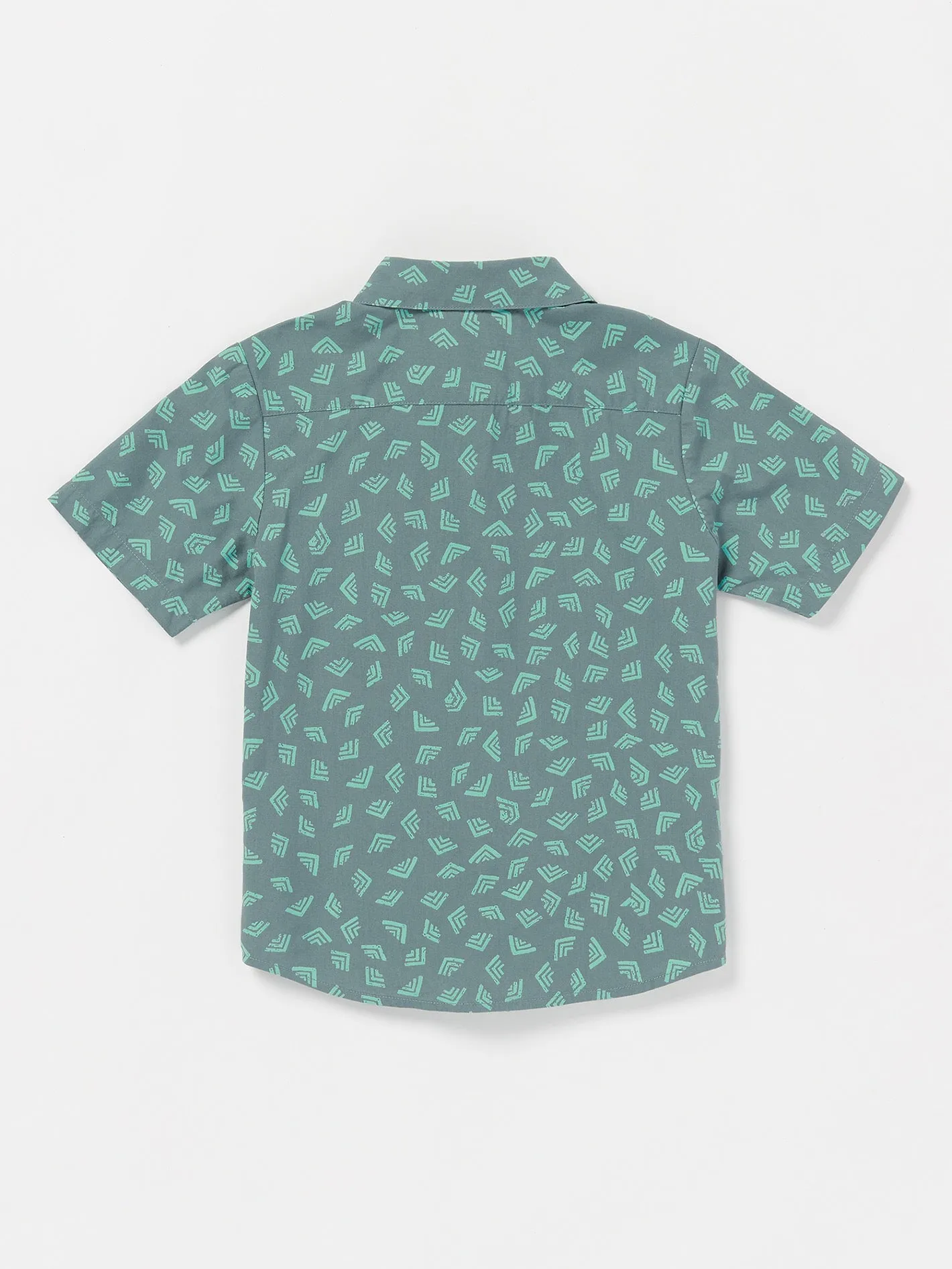 Little Boys Interstone Short Sleeve Shirt - Service Blue sold by Volcom product image thumbnail 2
