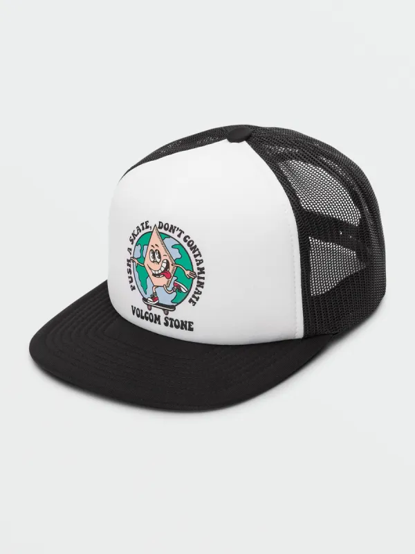 Big Boys Dontcontaminate Trucker Hat - White sold by Volcom