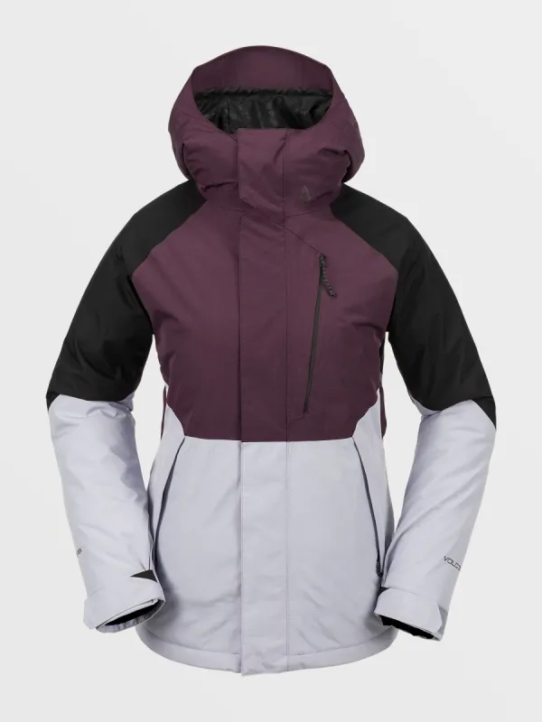 Womens V.Co Aris Insulated Gore Jacket - Blackberry sold by Volcom