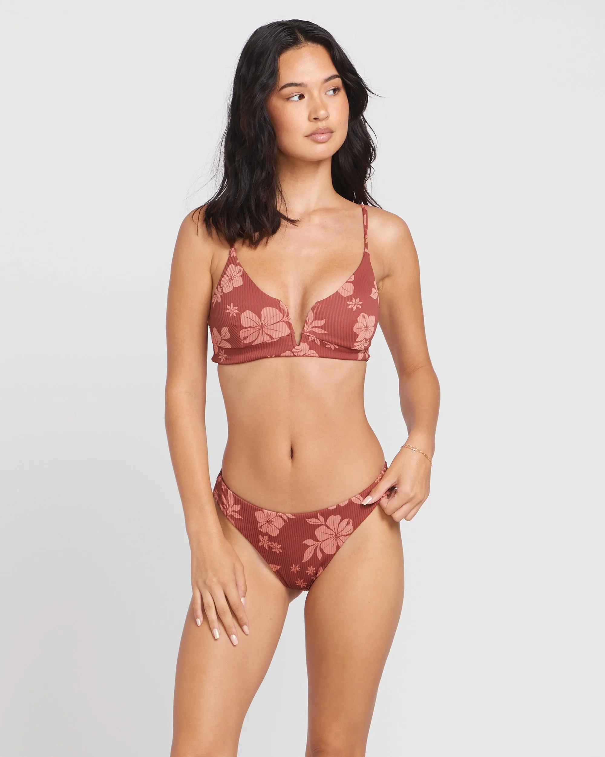 Sunbaked Crop Top - Mauve Rose sold by Volcom