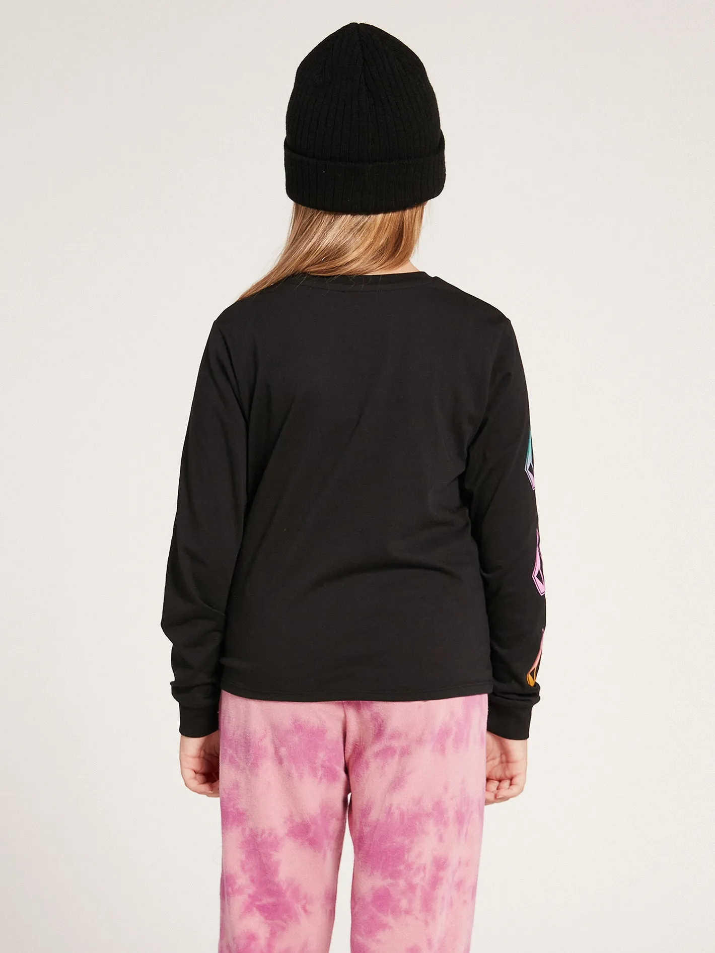Girls Made From Stoke Long Sleeve Tee - Black sold by Volcom product image thumbnail 2