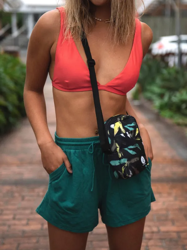 Volcom Cross-Body Stash Bag - Black Combo sold by Volcom