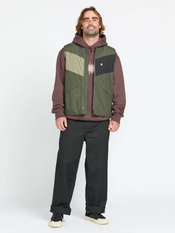 Billow Twill Pants - Asphalt Black sold by Volcom