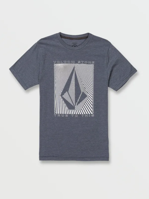 Big Boys Op Box Short Sleeve Tee - Dark Slate Heather sold by Volcom