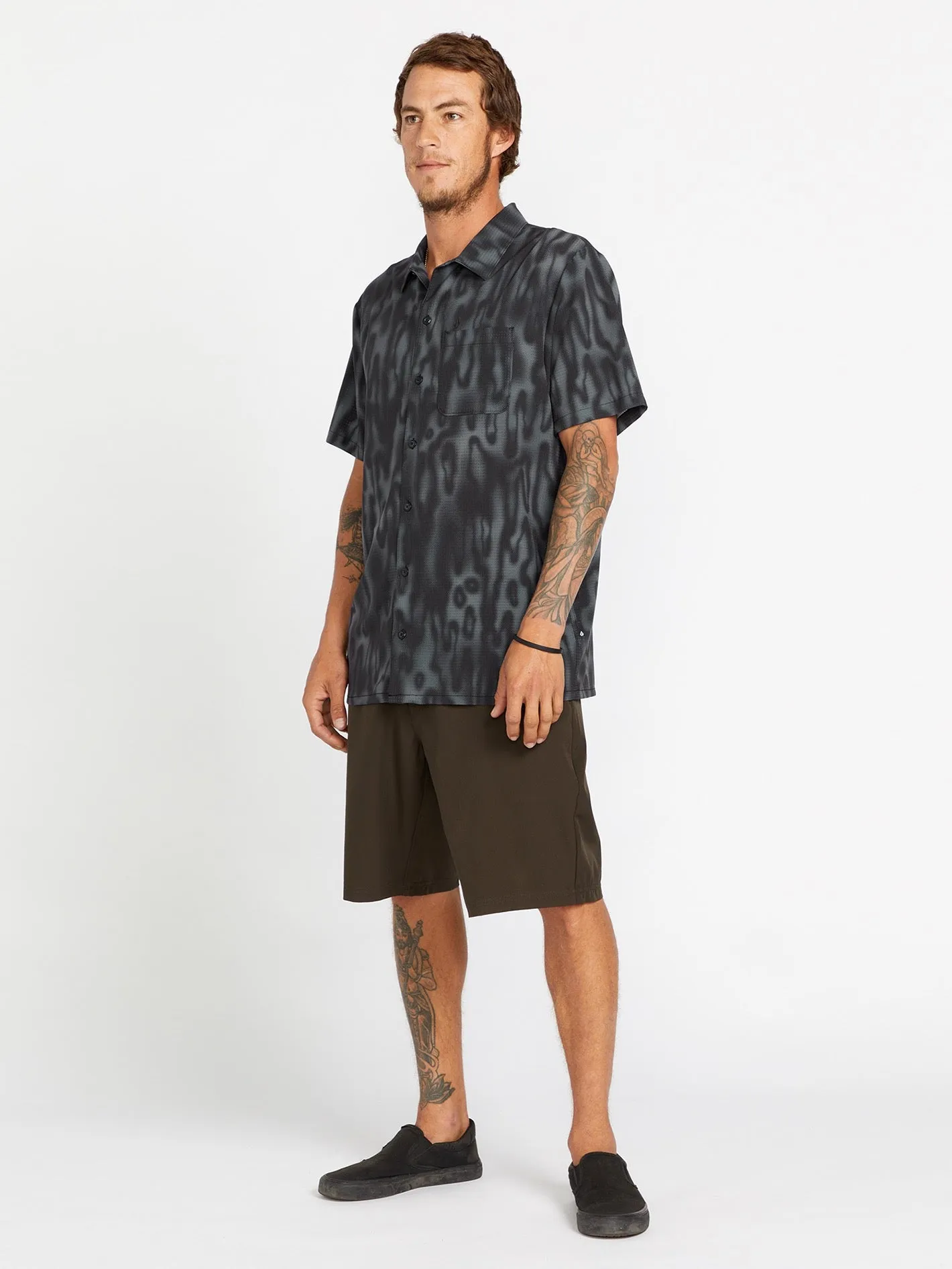 Frickin Cross Shred Shorts - Dark Brown sold by Volcom product image thumbnail 3