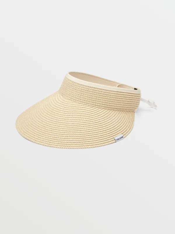 Voldora Straw Visor - Natural made by Volcom