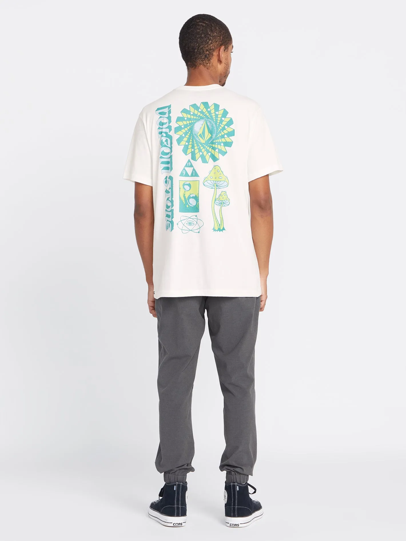 Farm to Yarn Molchat Short Sleeve Tee - Off White sold by Volcom product image thumbnail 4