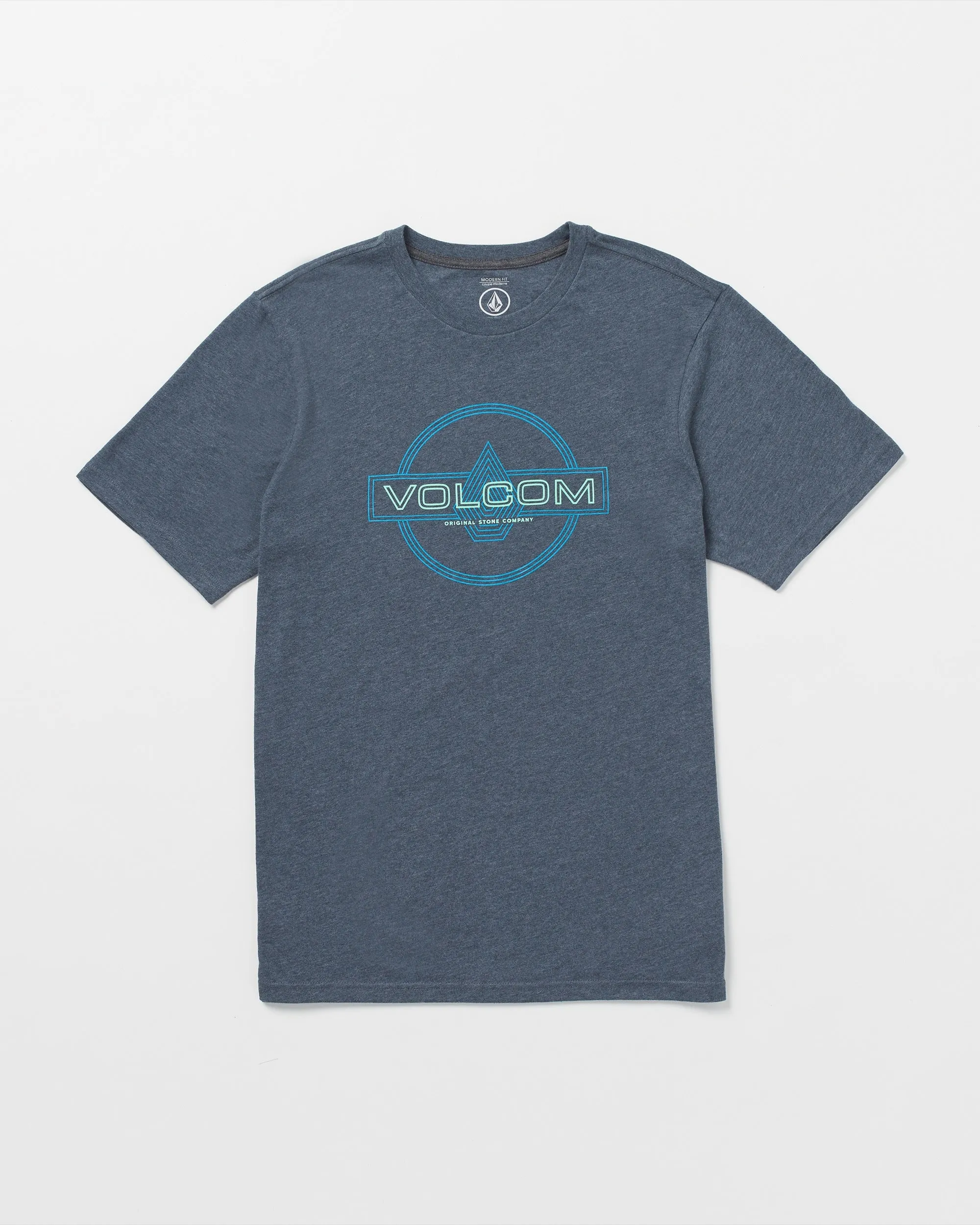 Line Service Short Sleeve Tee - Navy Heather sold by Volcom product image thumbnail 2