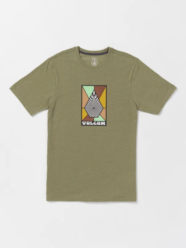 Mosiac Short Sleeve Tee - Thyme Green Heather sold by Volcom