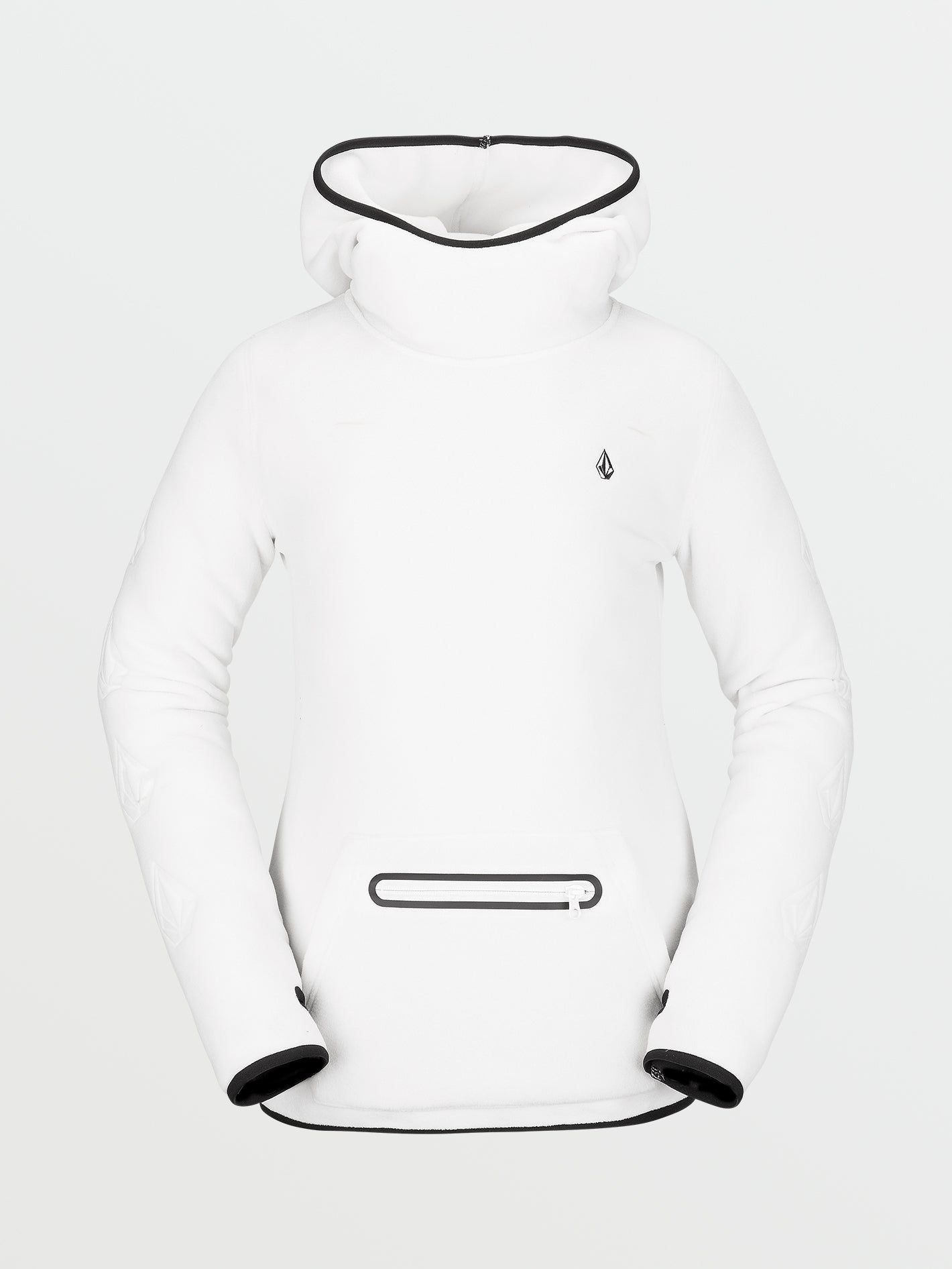 Womens Polartec Mid Hoody - Bone (2022) sold by Volcom product image thumbnail 4