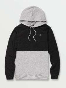 Contrast Pullover Fleece Hoodie - Black sold by Volcom