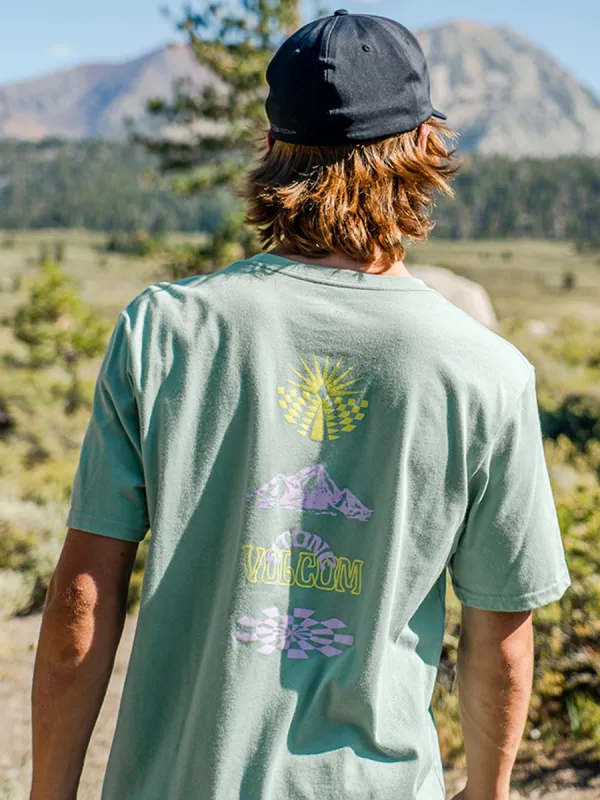 Chimney Short Sleeve Tee - Fern sold by Volcom