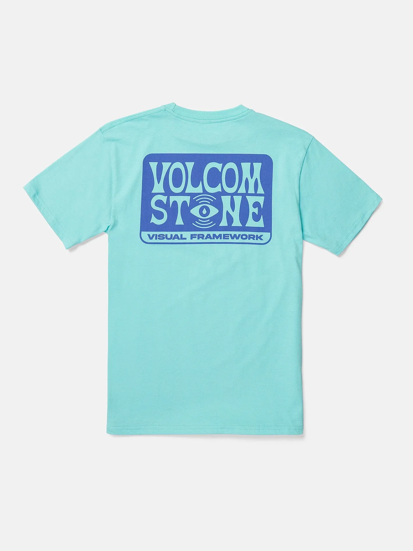 Big Boys Viz Fray Short Sleeve Tee - Crete Blue sold by Volcom product image thumbnail 2