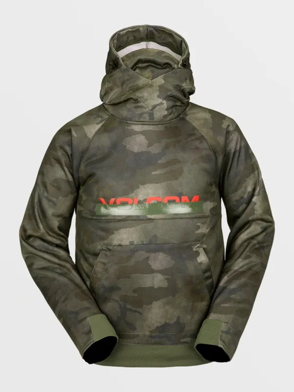 Mens Hydro Riding Hoodie - Cloudwash Camo sold by Volcom