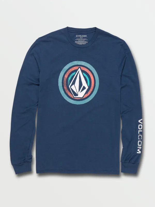 Stonezeye Long Sleeve Tee - Patrol Blue sold by Volcom