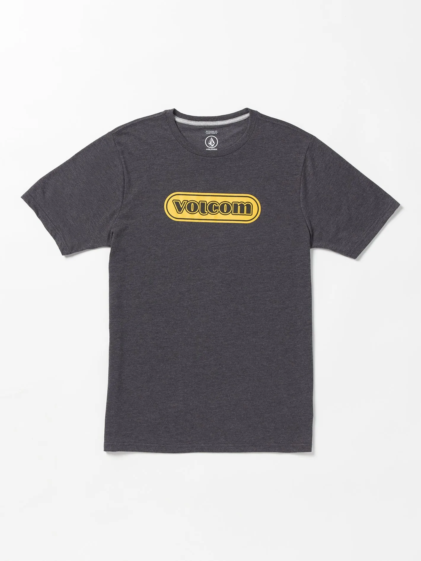 Ninetyfive Short Sleeve Tee - Dark Black Heather sold by Volcom