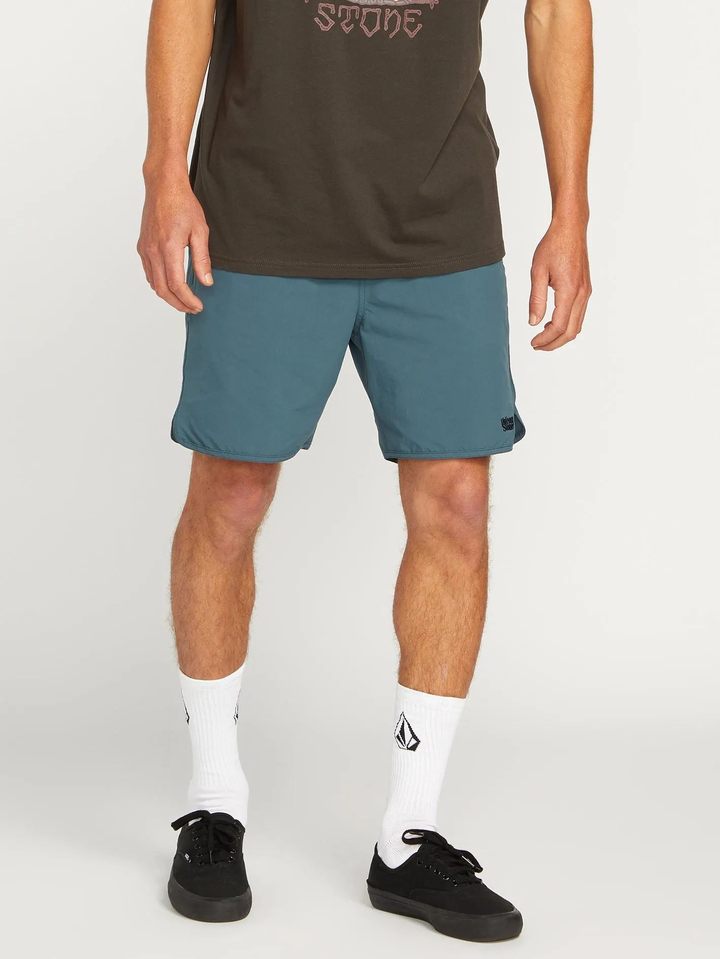 New Aged Stone Elastic Waist Shorts - Cruzer Blue sold by Volcom product image thumbnail 5
