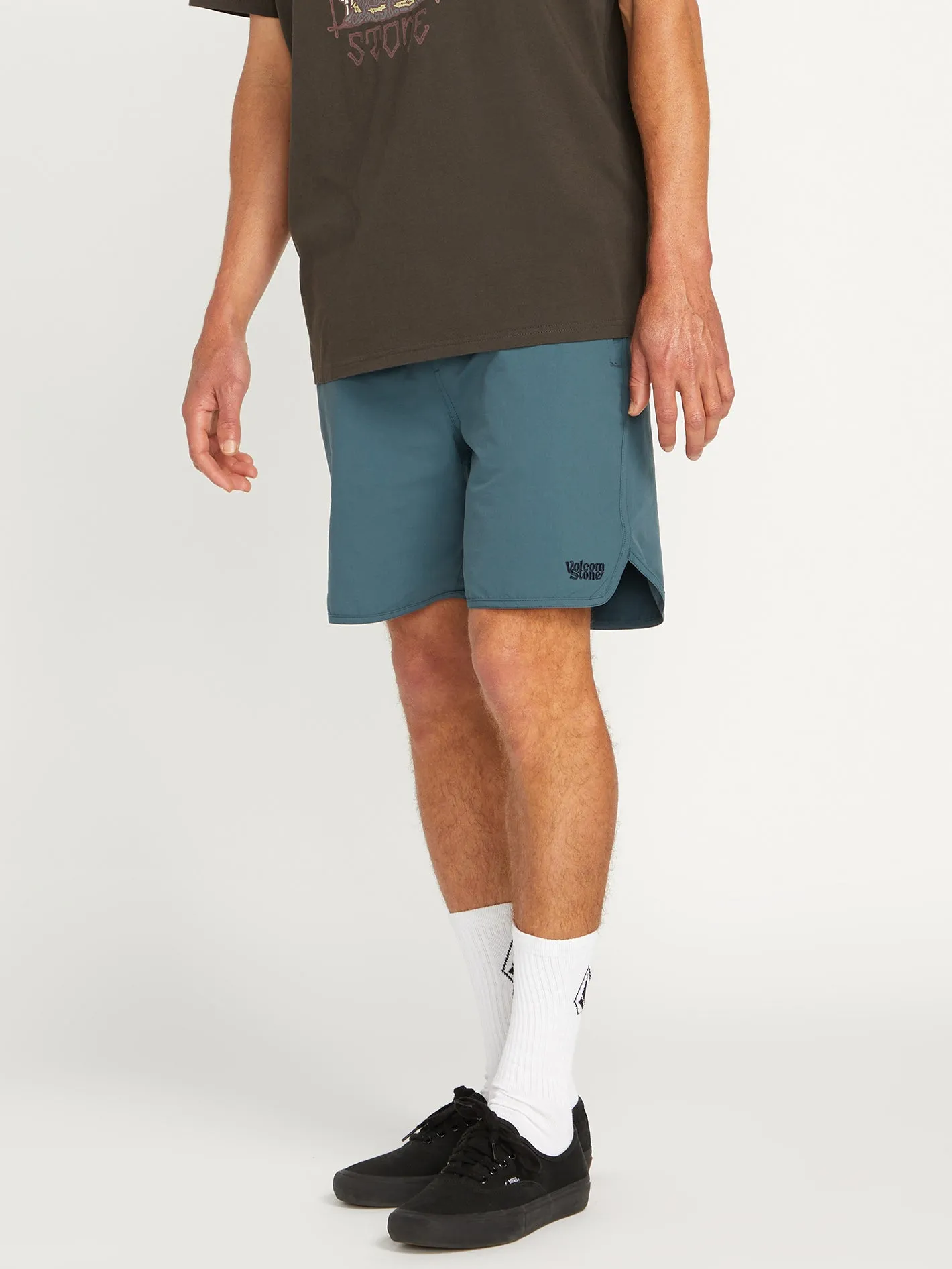New Aged Stone Elastic Waist Shorts - Cruzer Blue sold by Volcom product image thumbnail 3