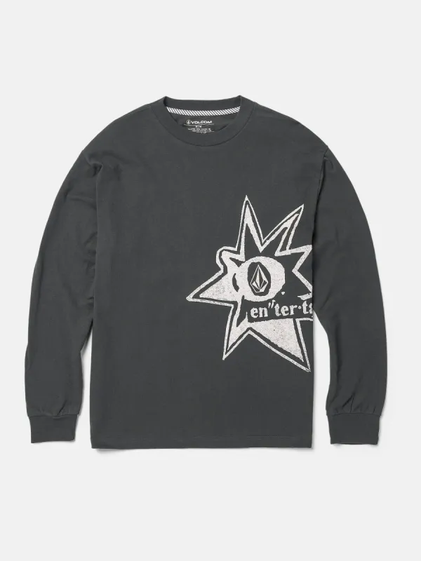 Volcom Entertainment Stone Burst Long Sleeve Tee - Stealth made by Volcom