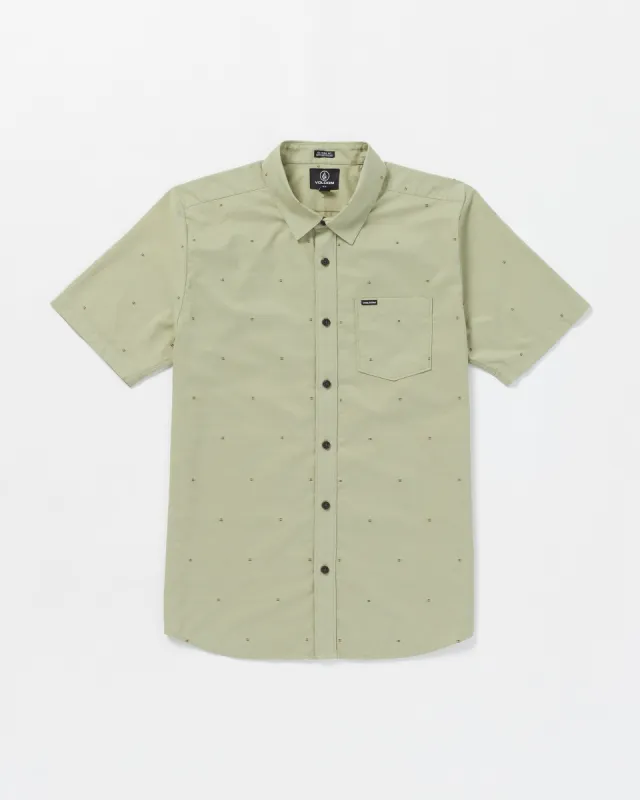 Bankstone Woven Short Sleeve Shirt - Green Tea sold by Volcom