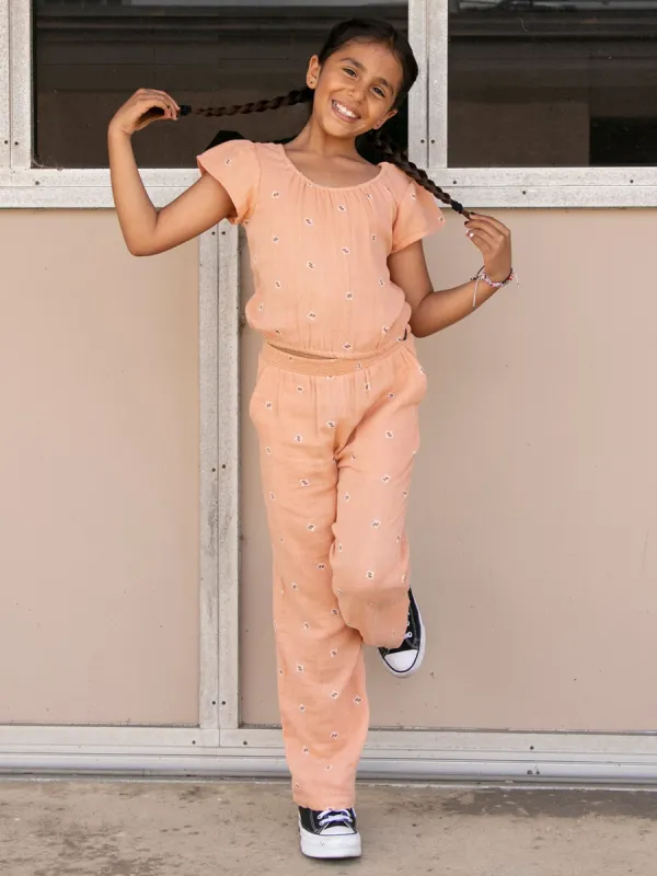 Girls With The Band Short Sleeve Shirt - Clay made by Volcom