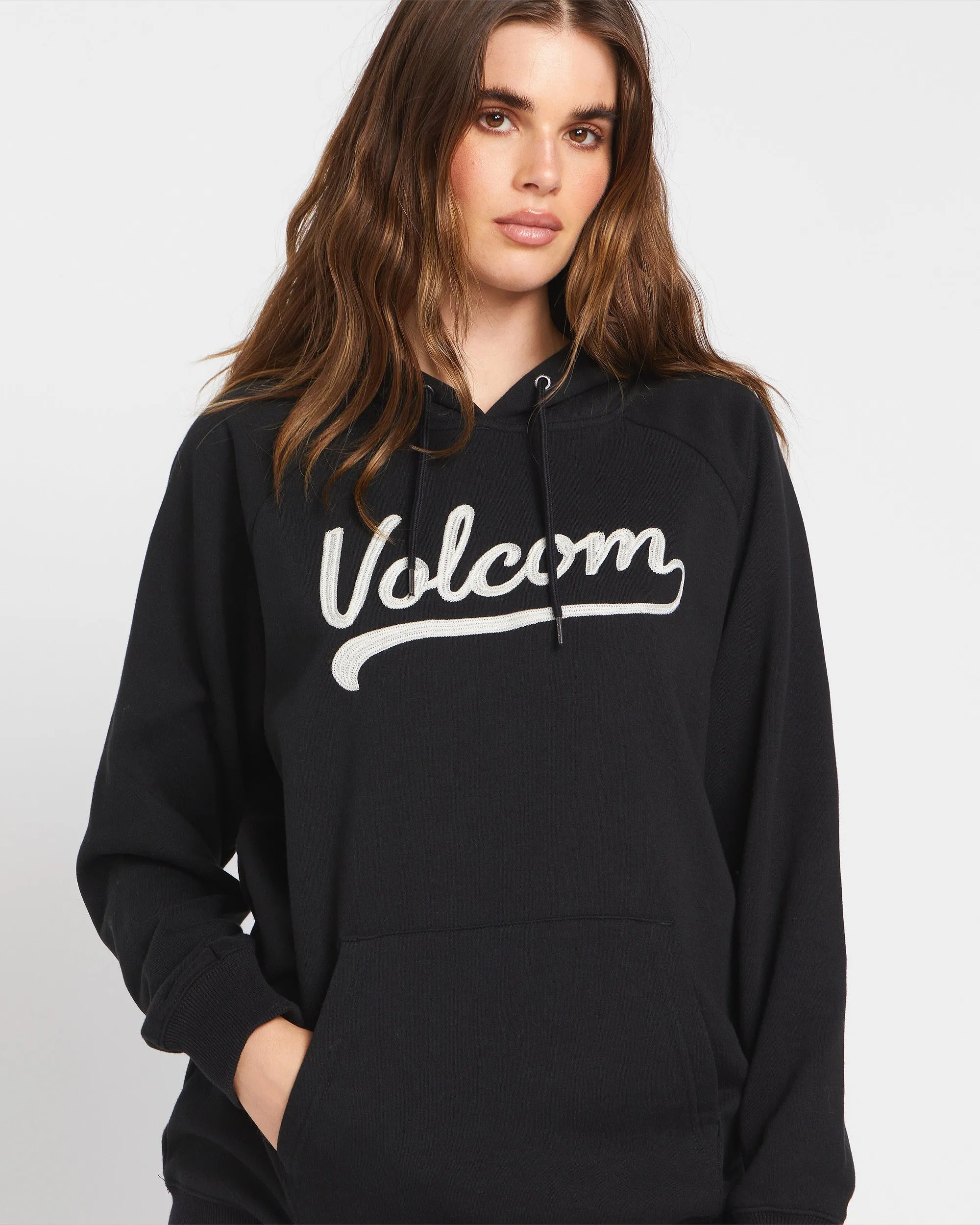 Truly Stoked Boyfriend Pullover Hoodie - Black sold by Volcom product image thumbnail 5