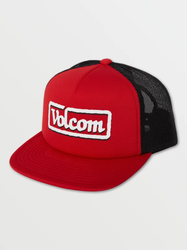 Big Boys Axwell Trucker Hat - Ribbon Red sold by Volcom