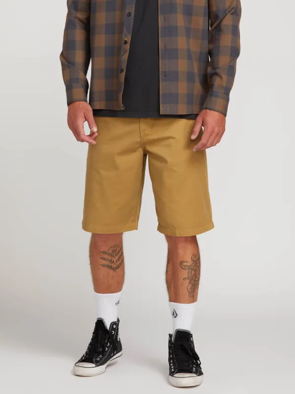 Frickin Chino Shorts - Dark Khaki sold by Volcom