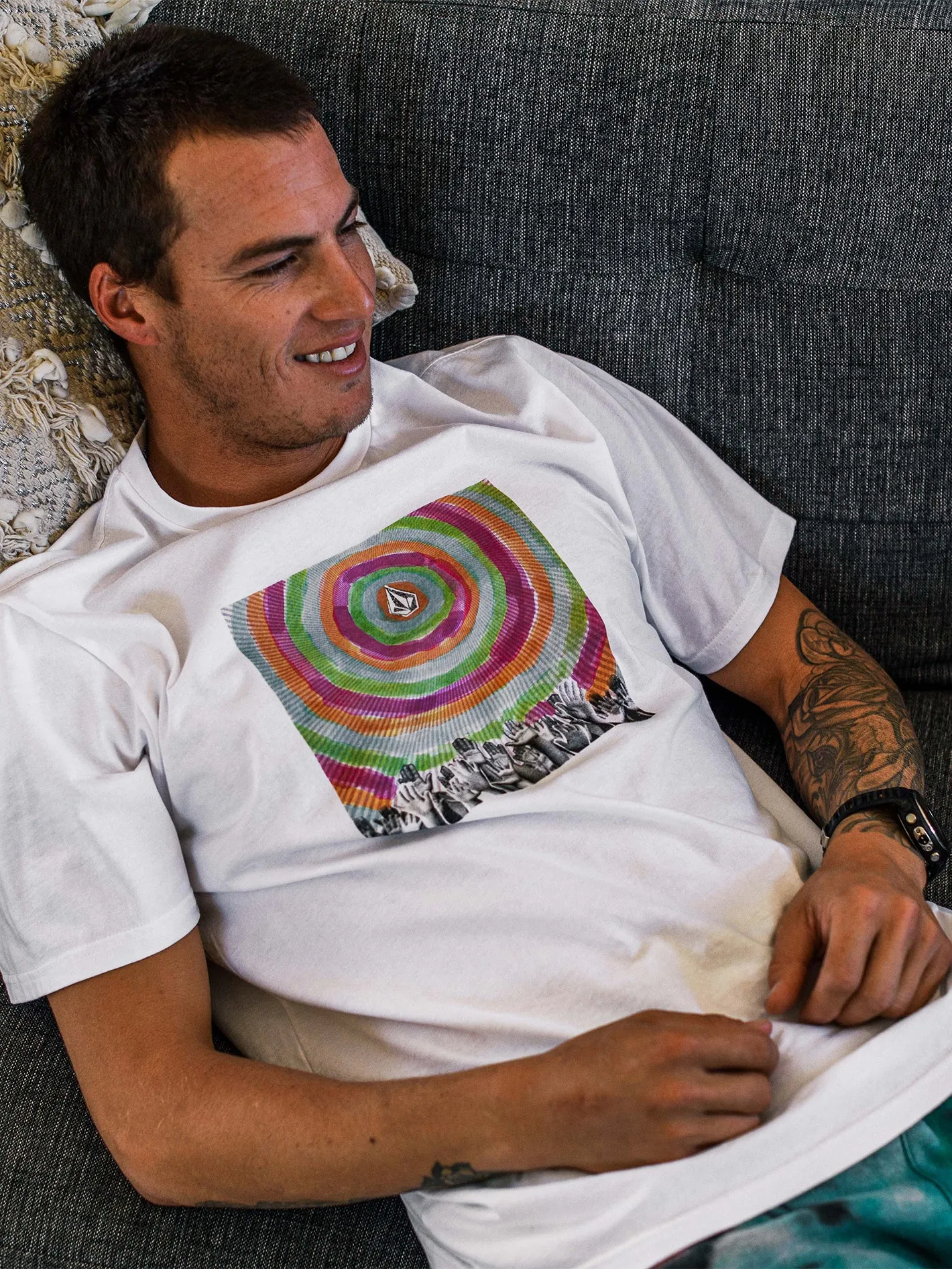 Unite For This Short Sleeve Tee - White sold by Volcom