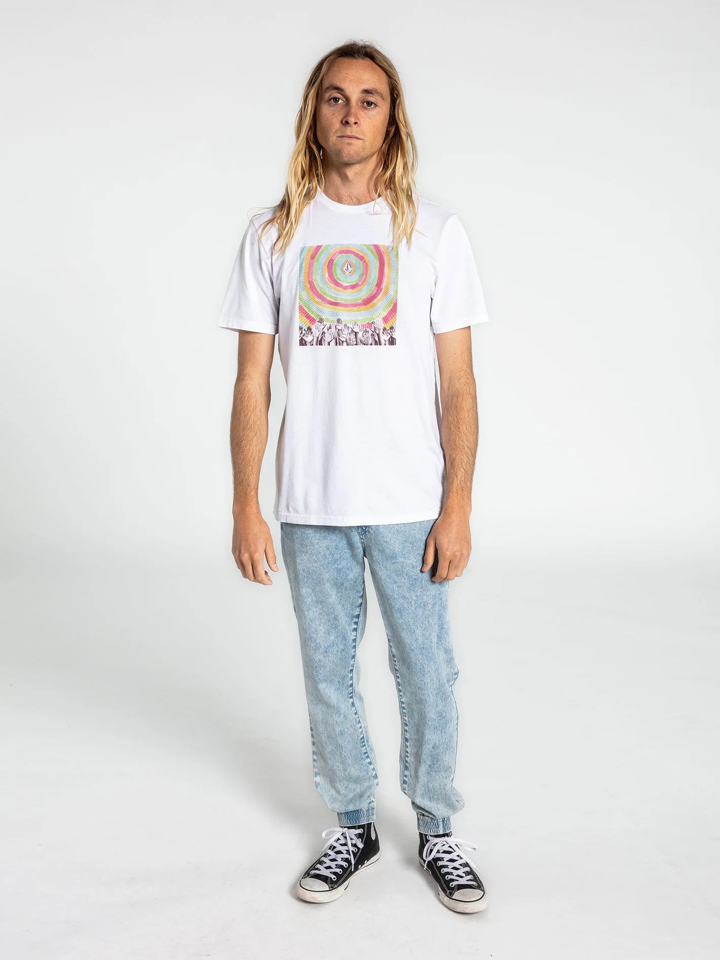 Unite For This Short Sleeve Tee - White sold by Volcom product image thumbnail 3