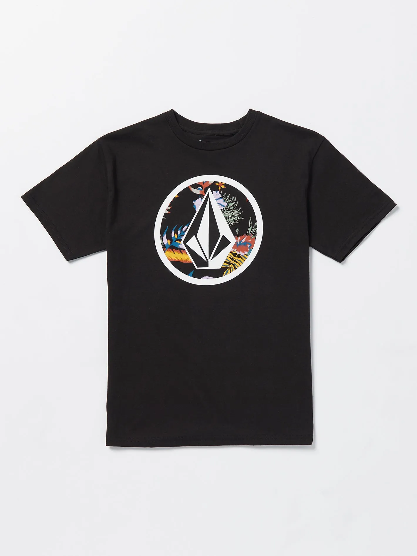 Big Boys Crisp Stone Fill Short Sleeve Tee - Black sold by Volcom