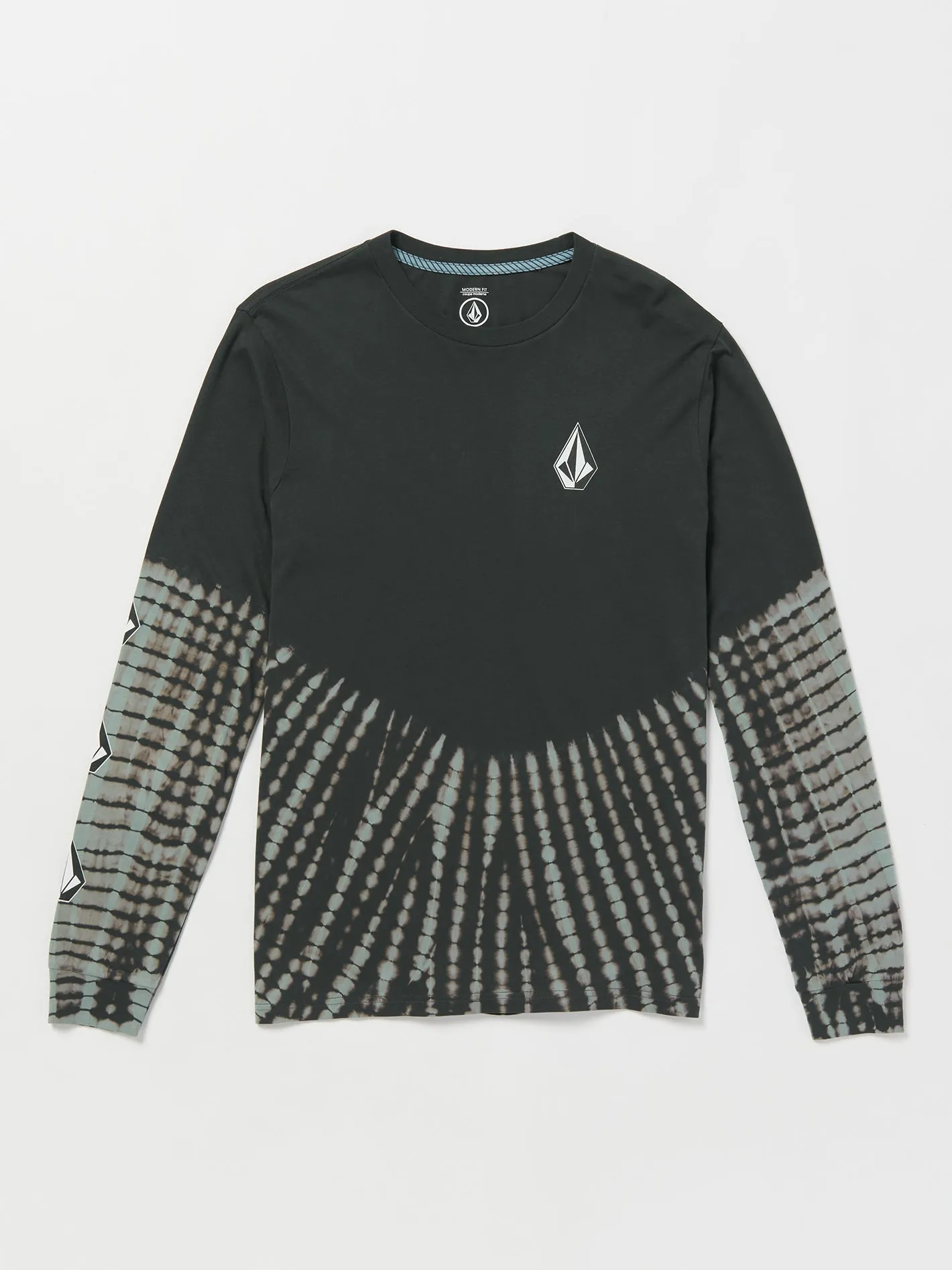 Iconic Stone Dye Long Sleeve Tee - Black sold by Volcom