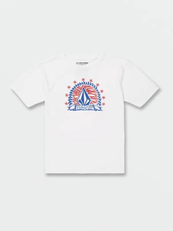 Little Boys Huskerdont Short Sleeve Tee - White made by Volcom
