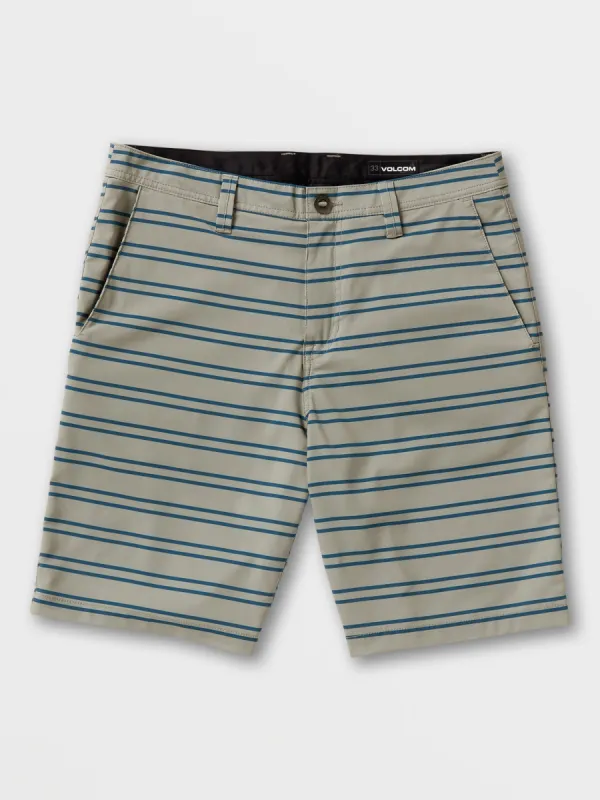 Static Surf N' Turf Hybrid Shorts - Grey Combo sold by Volcom