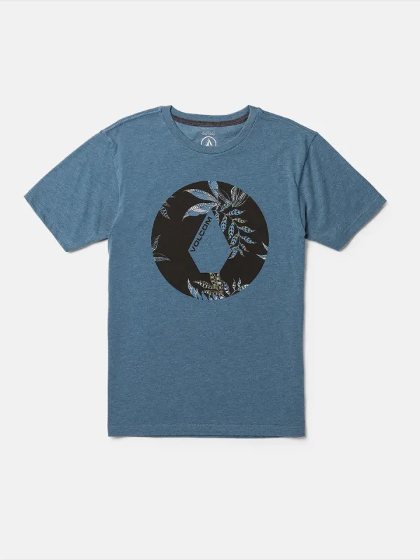 Big Boys Fill It Up Short Sleeve Tee - Stone Blue Heather sold by Volcom
