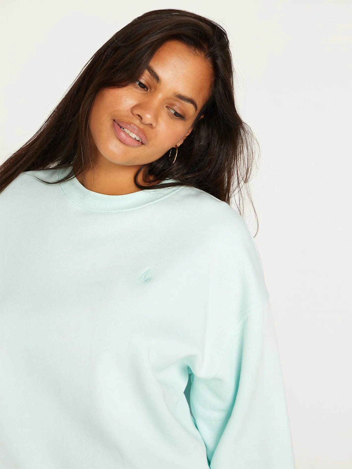 Stone Heart II Crew Sweatshirt - Pale Aqua sold by Volcom product image thumbnail 3