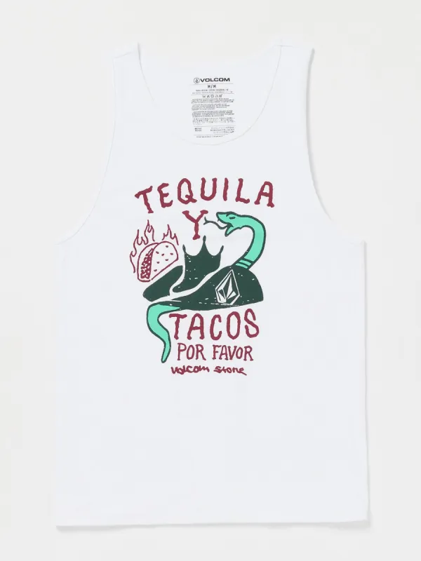 Porfavour Tank - White sold by Volcom