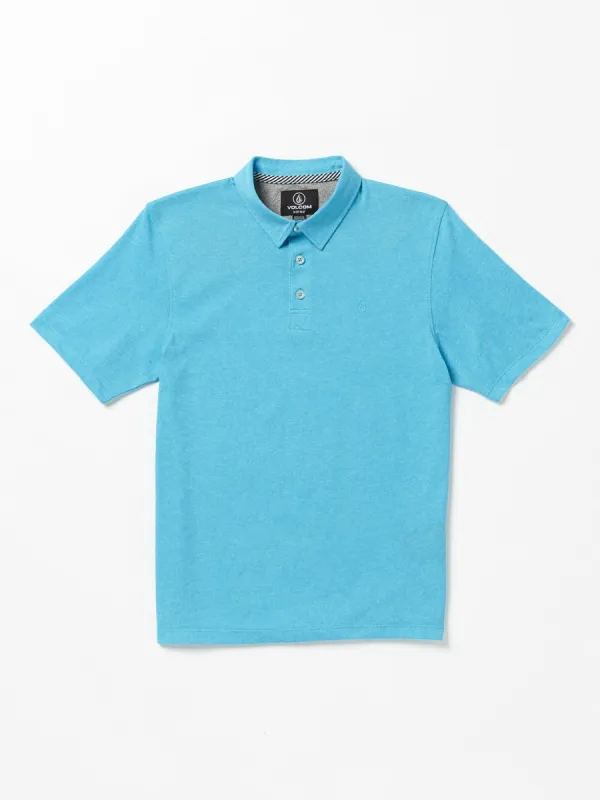 Big Boys Wowzer Polo Short Sleeve Shirt - Turkish Blue sold by Volcom