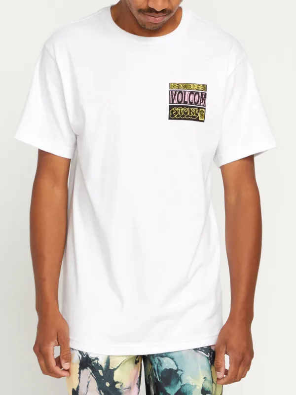 Enthused Short Sleeve Tee - White sold by Volcom