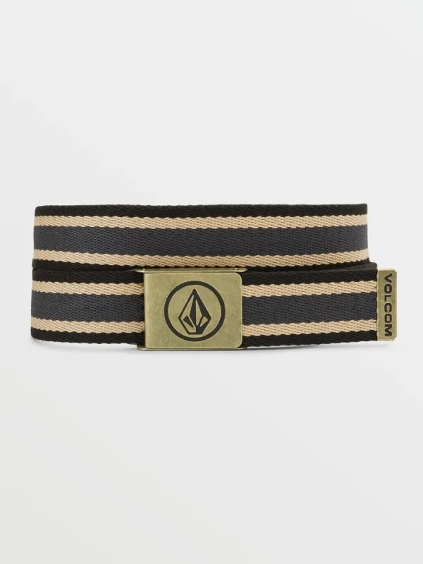 Circle Web Belt - Rinsed Black made by Volcom